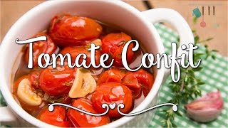 Tomate Confit Receita  Pimenta e Sal 16 [upl. by Rabush]