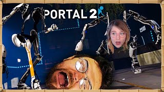 FOOYA TAUGHT ME TO THINK WITH PORTALS  Portal 2 Coop wFooya [upl. by Ahsimit]