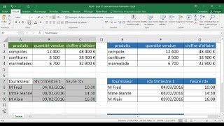 Excel  1 Basique  Cours Saisie et mise en forme [upl. by Nove694]