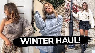 WINTER HAUL Revolve Lulus Boohoo  Vlogmas 9 Julia Havens [upl. by Guilbert592]