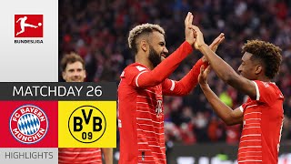 Tuchel Starts With Strong Win  Bayern München  Borussia Dortmund  Highlights  MD 26 – BuLi 2223 [upl. by Axe]