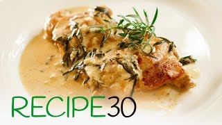 Chicken tarragon with prosciutto in a cream sauce [upl. by Anauq910]