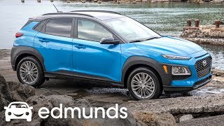 2018 Hyundai Kona Review  First Drive  Edmunds [upl. by Barmen]