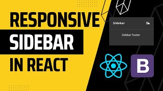 How To Create A Responsive Sidebar In React Js Using Bootstrap Tutorial Easy Method [upl. by Anaicul]