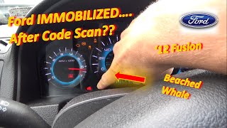 Ford IMMOBILIZED After Code Scan 12 Fusion [upl. by Ahsasal]