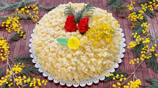 TORTA MIMOSA FATTA IN CASA FACILISSIMA E DELIZIOSA  TORTA PER LA FESTA DELLA DONNA [upl. by Trudy765]