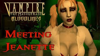 Meeting Jeanette Voerman in Vampire Bloodlines [upl. by Neyu]