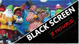 🎄 8 HOURS Newfoundland Christmas Music 🎄 BLACK 8SCREEN [upl. by Abebi182]