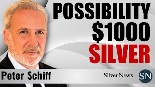 Peter Schiff Silver Will Explode After This Happen  Possibility of 1000 Silver [upl. by Allesiram205]