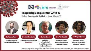 Webinar 5 Imagenología en pacientes COVID19 [upl. by Hplar]