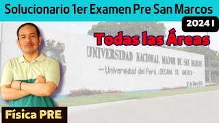 Solucionario 1er Examen Pre San Marcos 2024 I [upl. by Linet]