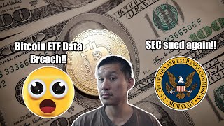 Bitcoin ETF Data Breach SEC Sued again [upl. by Yeruoc]