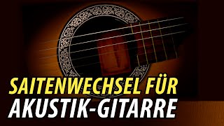 Gitarre Saiten Aufziehen amp Wechseln Lehrvideo [upl. by Subak]