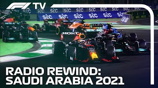 Verstappen And Hamilton Clash in Jeddah  Radio Rewind  2021 Saudi Arabian Grand Prix [upl. by Aneerbas192]