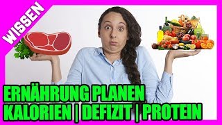 Ernährung selber schnell Planen für Alle  EINFACH ERKLÄRT  Kalorien Protein Diät oder Überschuss [upl. by Nuahsak774]