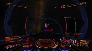 Elite Dangerous Imperial Courier vs Dangerous NPC Federal Corvette OneFlightOneKill Setup [upl. by Nauqe]