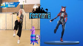 Fortnite  The Jitterbug emote Learn the Jitterbug dance by Elena Evangelia [upl. by Otter991]