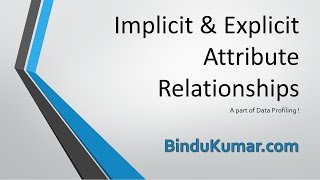 Implicit amp Explicit Attribute Relationships [upl. by Alemak265]