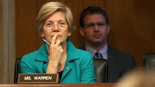 Elizabeth Warren Ben Bernanke Clash Over Bank Speculation [upl. by Salome850]