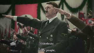 Die Hitlerleute German  English Lyrics [upl. by Wiedmann688]