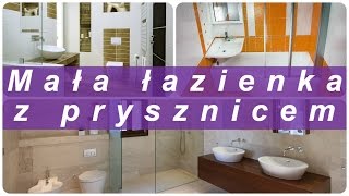 Mała łazienka z prysznicem [upl. by Asirac]