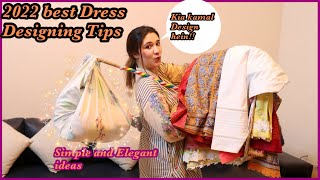 Dress Designing Tips  Simple Summer Design’s  2022 [upl. by Ellah]