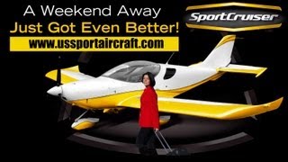 SportCruiser US Sport Aircrafts Sport Cruiser durable two seat light sport aircraft trainer [upl. by Oretna32]