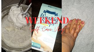 Weekend Self Care Self Maintenance Vlog DIY Whipped Body Butter Nails and More [upl. by Auroora]