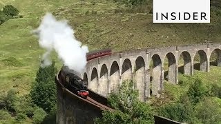 Harry Potter Train in Real Life [upl. by Januarius]