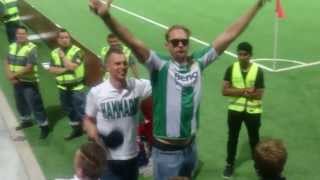 Alexander Skarsgård Gets the Hammarby crowd going [upl. by Ricard]