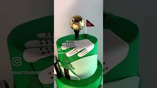 Golf Cake Idea [upl. by Esdnyl]