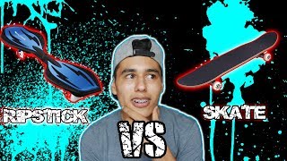 ¿CUAL PATINETA ES LA MEJOR  SKATE vs RIPSTICK [upl. by Trumaine]