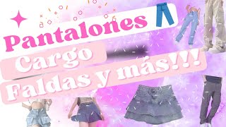 PANTALONES CARGO FALDAS Y MÁS MEZCLILLA DE CALIDAD [upl. by Llezo947]