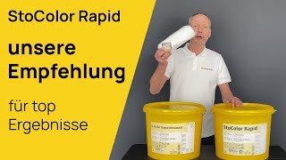 StoColor Rapid  die Lieblingsfarbe der Profis Erklärt von Farbenbote dem Sto Onlineshop [upl. by Strait]