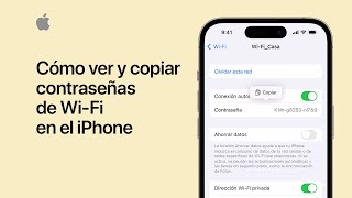 CÓMO SABER LA CLAVE DE MI WIFI DESDE IPHONE  VER CONTRASEÑA WIFI EN IPHONE [upl. by Kcirdorb]