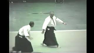 Hiroshi Isoyama 8th Dan Aikikai leg sweep [upl. by Otter]