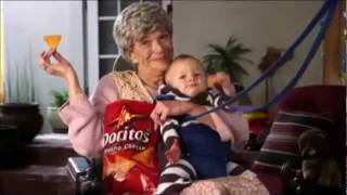 Super Cool Doritos Super Bowl Funny Commercials 2012 Baby Sling Love it so Cute [upl. by Dearr704]