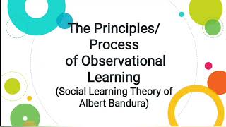 Social Learning Theory Albert Bandura  Observational Learning  Learning amp Teaching Amiya Alvira [upl. by Ellehcyar]