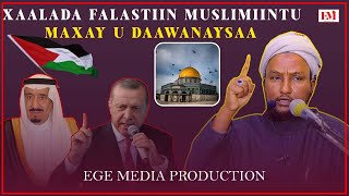 MUXAADARO CUSUB XAALADA FALASTIIN MUSLIMIINTU WEY DAAWANAYSAA  SH XUSEEN CALI [upl. by Gabriel]