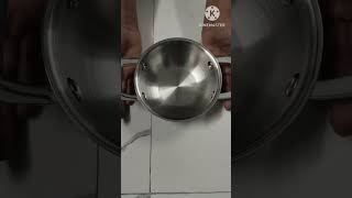 triplykadai triply steel cookware small kadaisteel steelkadai [upl. by Jabin]