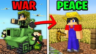 Minecraft but From WAR to PEACE… [upl. by Benenson]