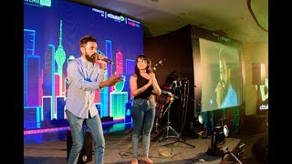 KaluMalli rapping Deviyange Bare at Social Media Day Colombo 2017 on request [upl. by Marika]