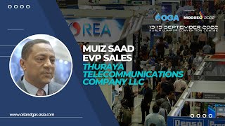 INTERVIEW WITH THURAYA TELECOMMUNICATIONS COMPANY LLC AT OGA 2022 [upl. by Adlitam]