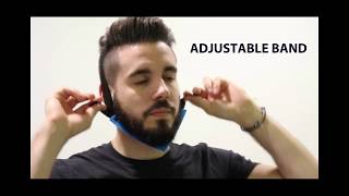 How to trim a beard neckline perfectly in 1 min  Aberlite FlexShaper Beard Neckline Guide 22 [upl. by Eiramaliehs]