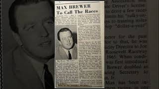 Monticello Raceway Tribute To Track Announcer Max Brewer [upl. by Patrich]