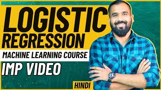 Logistic Regression Explained in Hindi [upl. by Nimsay]