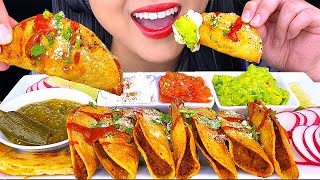 ASMR CRUNCHY FRIED TACOS QUICK amp EASY RECIPE NO TALKING EATING SOUNDS  ASMR PHAN [upl. by Cristiano513]