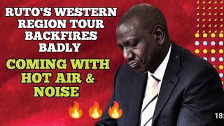 Ruto Exposed Again For Going To Western Region To Launch Old Project amp Hot Air Promise [upl. by Syah]