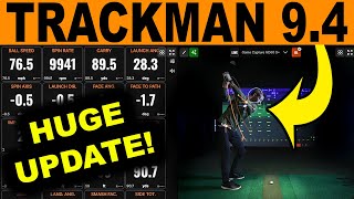 Trackman Golf Simulator  Huge TPS 94 Update First Look amp Review [upl. by Ruffo]