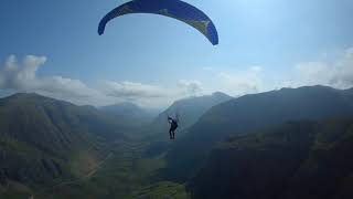 Paragliding Cutaway  Reserve Parachute  Scotland [upl. by Oman]